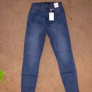 J crew skinny high waisted jeans curvy toothpick